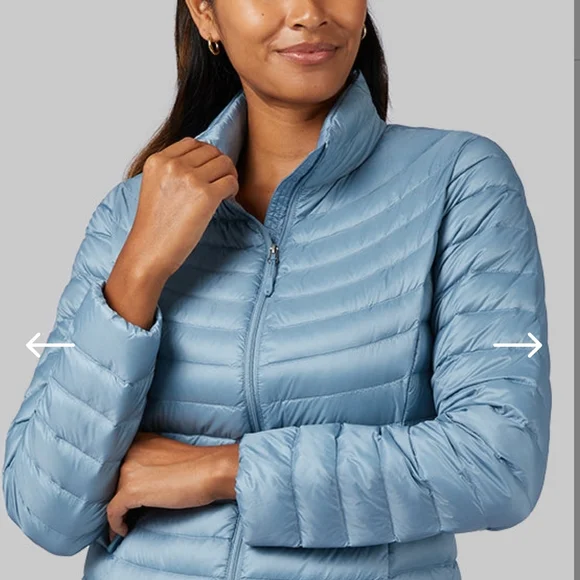 32 Degrees Vibrant Blue Quilted Jacket - Picture 10 of 14